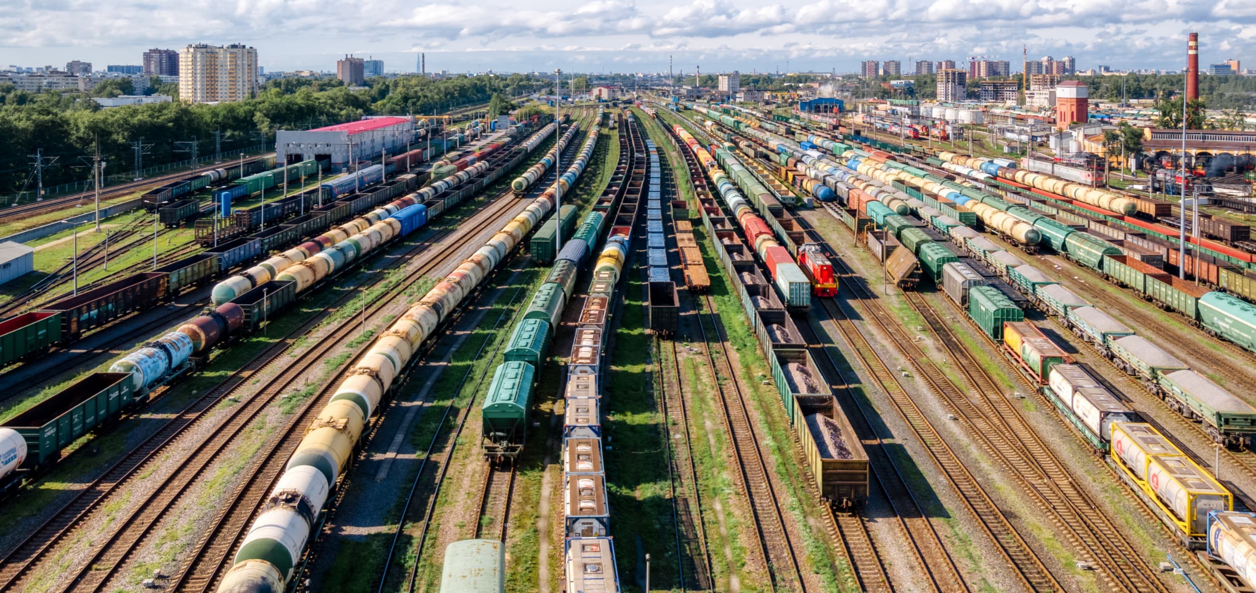 railway line overhead