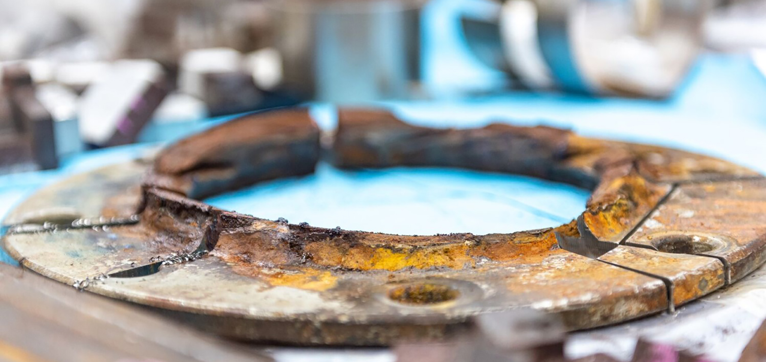 Corroded item used for testing
