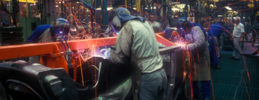 workers on an assembly line