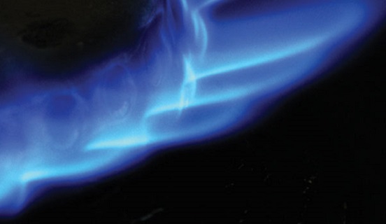 Gas flame