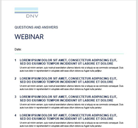 Webinar Q&A